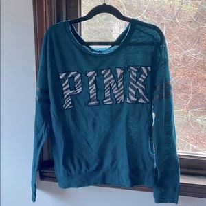 “pink” green long sleeve